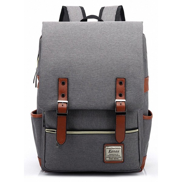 Vintage Laptop Backpack College Backpack School Bag Fits 15-inch Laptop ...