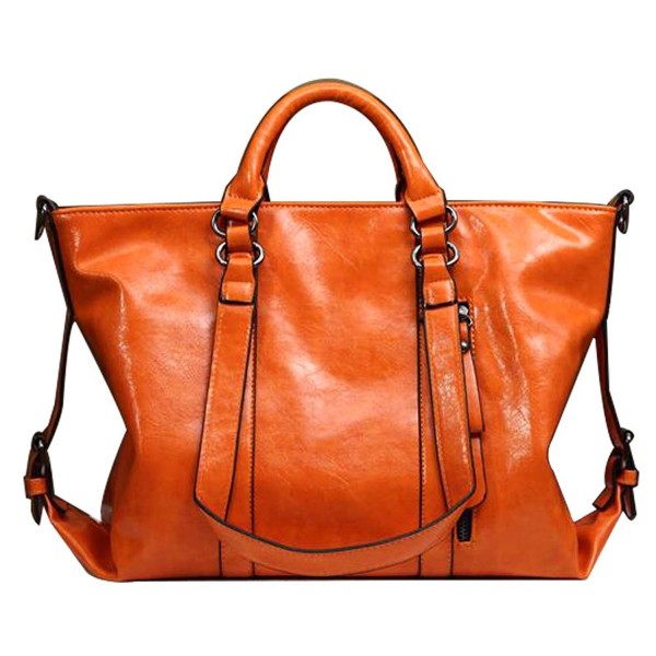 Handbag ISHOWDEAL Leather Business Shoulder