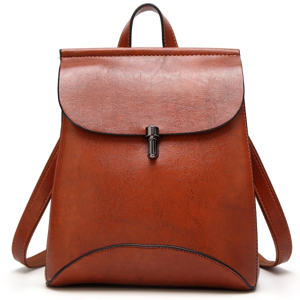 SiMYEER Womens Leather Backpack Shoulder