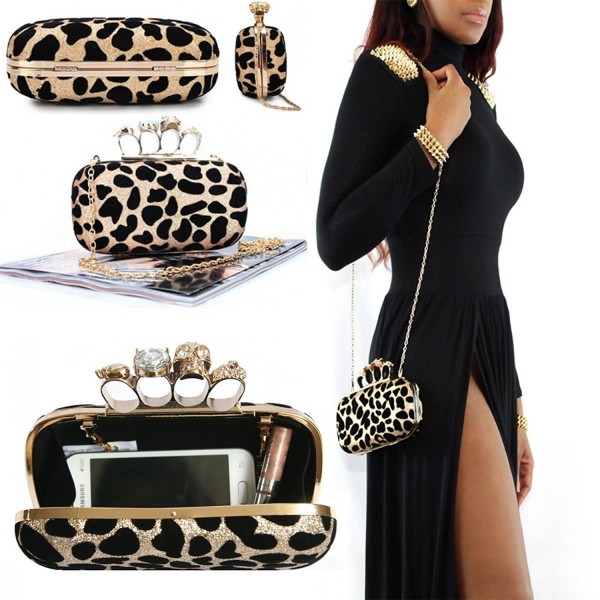 Leopard LLOP Shoulder Evening Handbag