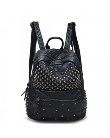 Sannea Studded Leather Backpack Fashion