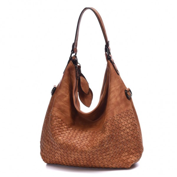 DDDH Classical Handbags Shoulder Crossbody - Brown - C0182IHC59A
