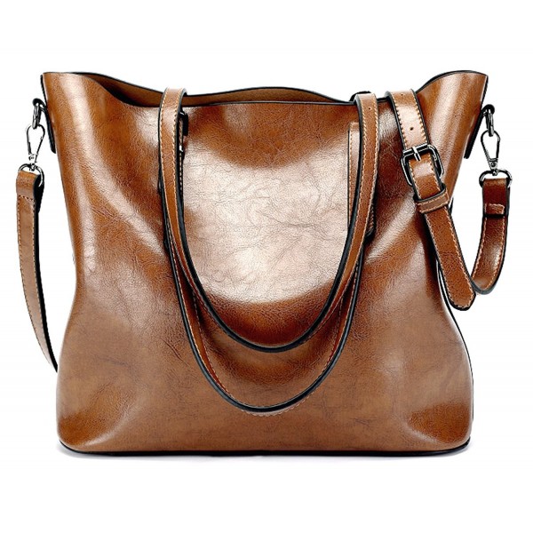 Dreubea Leather Handbag Crossbody Shoulder