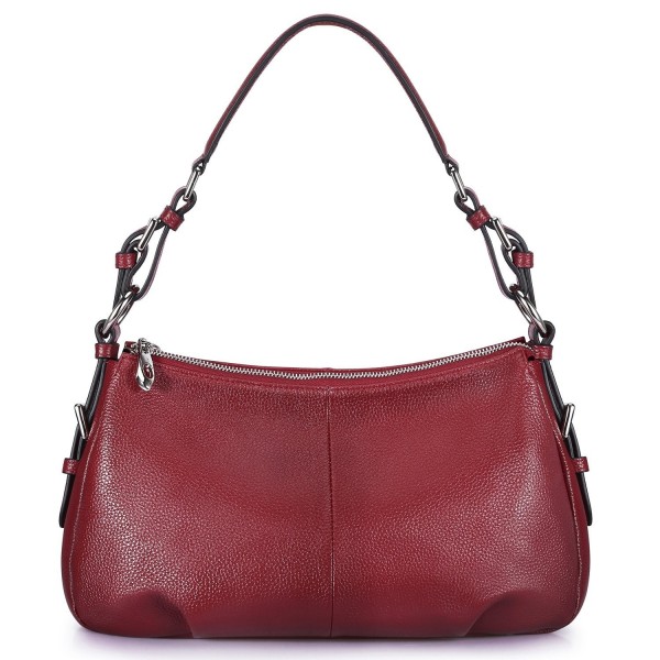 S ZONE Genuine Leather Shoulder Top handle