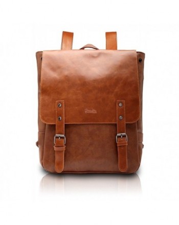 Leather Like Vintage Womens Backpack School