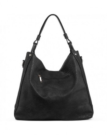 Women Handbags Hobo Purse Top-Handle Shoulder Bags PU Leather Zipper ...