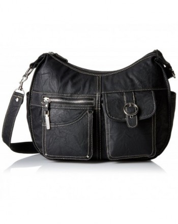 Rosetti Riveting Seams Hobo Black