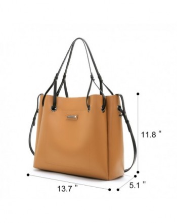 Women Top Handle Satchel Handbags Hobo Bag Shoulder Bag Purse 2 Pieces ...