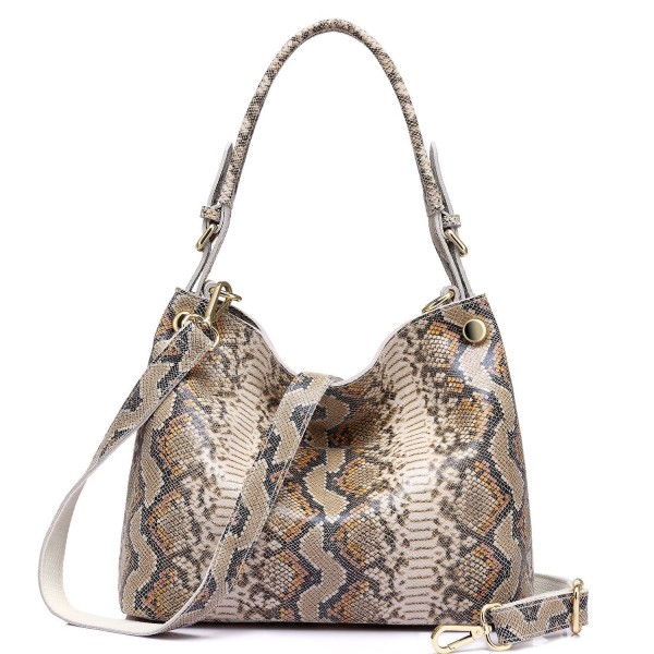 Snake Leather Hobos Large Capacity Handbags Crossbody Bags for Women ...