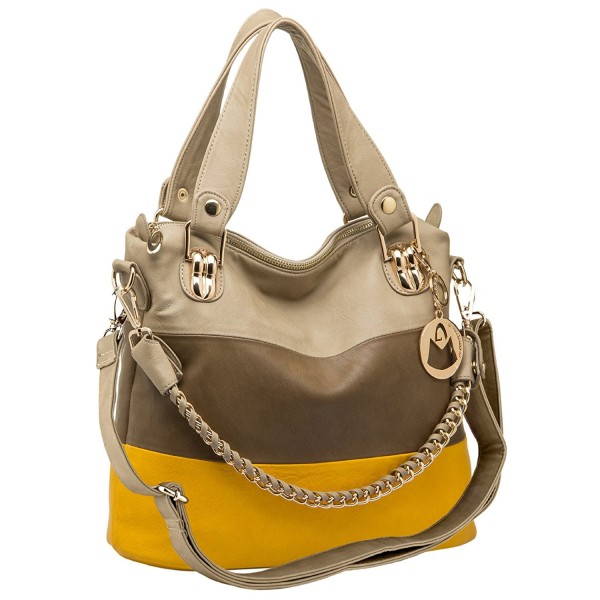 Classic Everyday Shoulder Women Yellow