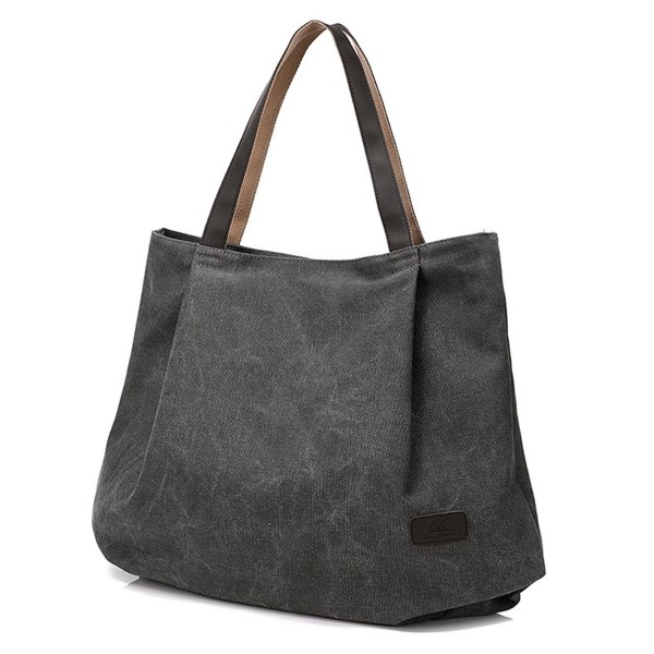 Shoulder Canvas Teenage Organizer Bags Grey