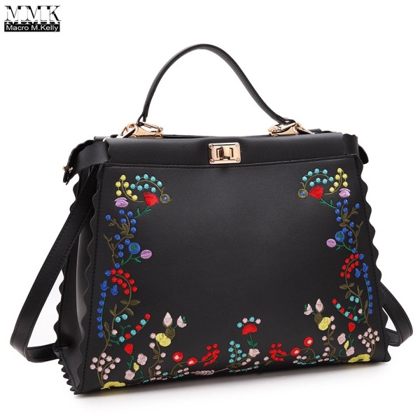 Collection Embroidered Women Design Handbag Hobo Satchel MA XL 21 7490 FL
