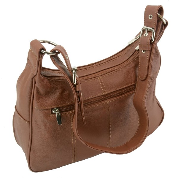 Womens Genuine Leather Shoulder Bag Tote Organizer Purse Hobo Handbag ...