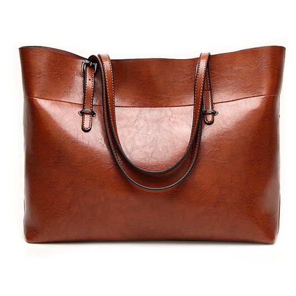 Leather Commute Handbag Shoulder Satchel