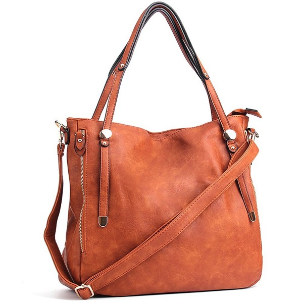 WISHESGEM Handbags Leather Shoulder Satchel