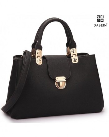 Dasein Handbags Satchel Leather Shoulder