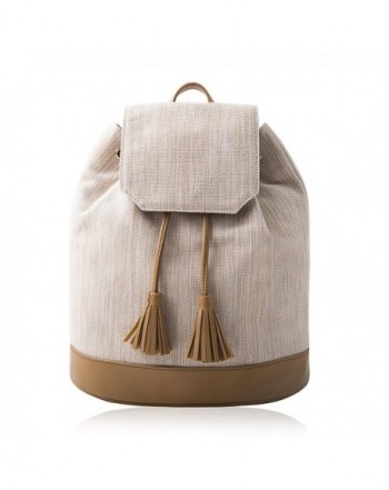 Lovely Tote Co Backpack Natural