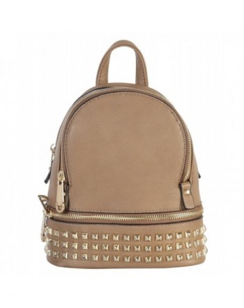 Rimen Leather Studded Backpack BB 3851