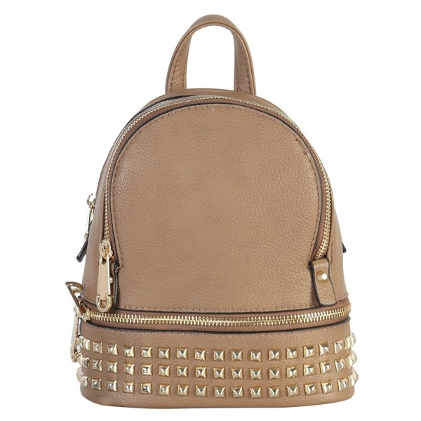 Rimen Leather Studded Backpack BB 3851