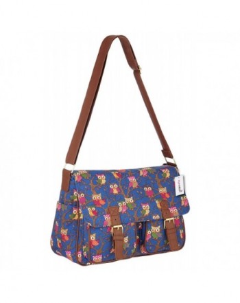 Womens Canvas Satchel Messenger Shoulder