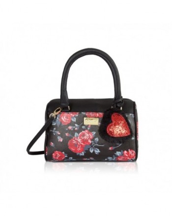 Betsey Johnson Floral Crossbody Satchel