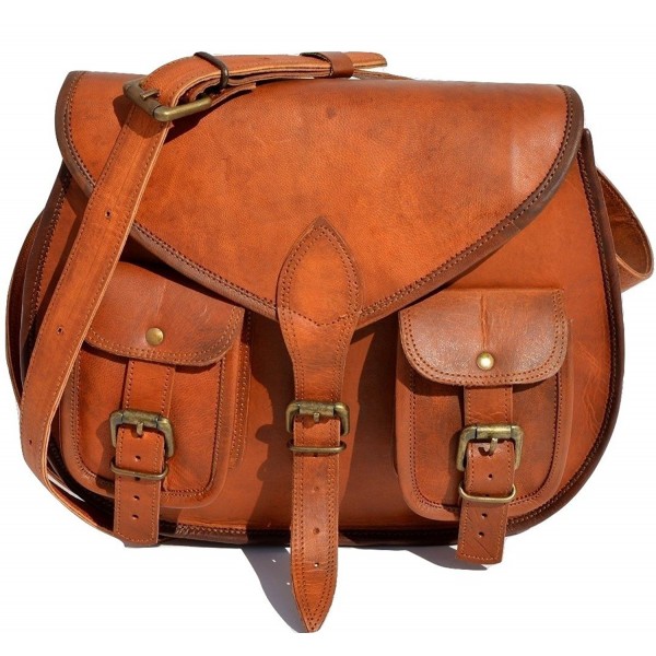 Leather Designer Crossbody Shoulder Satchel