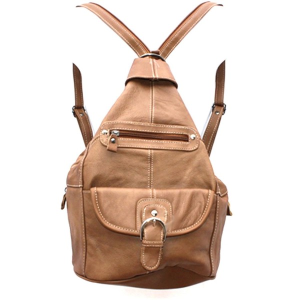 Womens Leather Convertible Backpack Shoulder