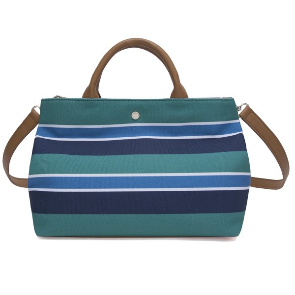 Lovely Tote Co Striped Crossbody