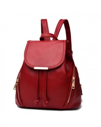 Fashion School Leather Backpack Shoulder