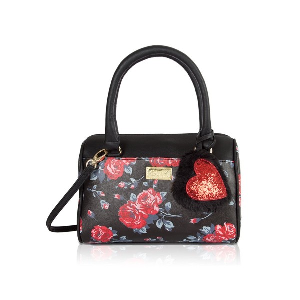 Betsey Johnson Floral Crossbody Satchel