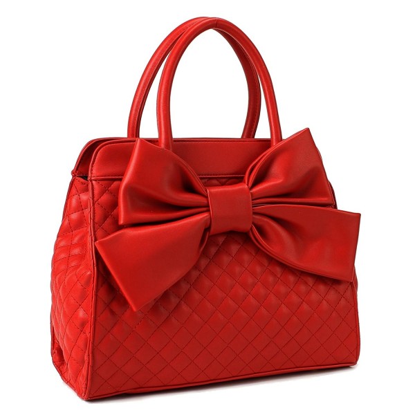 Quilted Satchel H1048 - Red - CQ11QDSSRX7