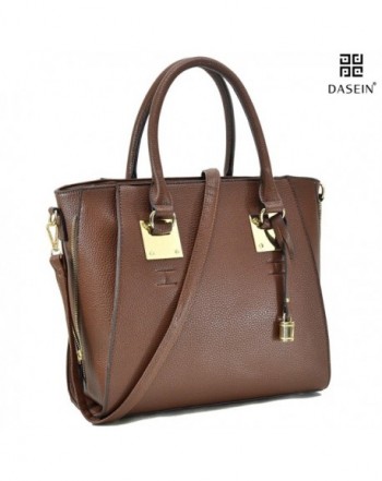 Dasein Pebbled Leather Briefcase Designer