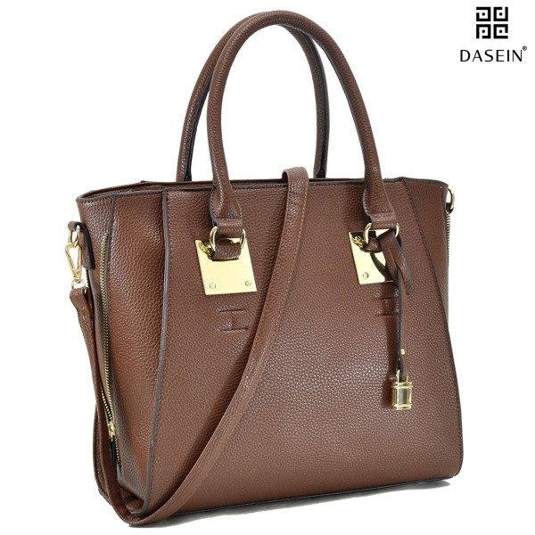 Dasein Pebbled Leather Briefcase Designer