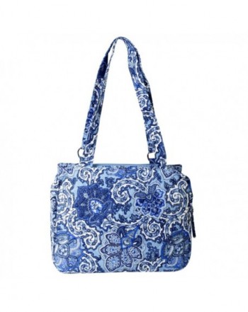 Waverly Triple Satchel Quilted Paisley