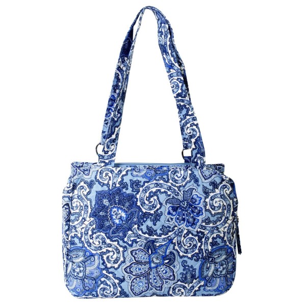 Waverly Triple Satchel Quilted Paisley