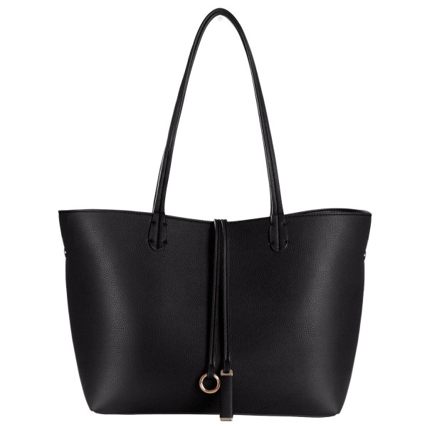 Women PU Leather Tote Bag Shoulder Handbag For Women Top Handle Satchel ...