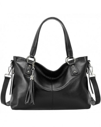 On Clearance! Women Leather Top Handle Handbags Shoulder Bags Tote ...