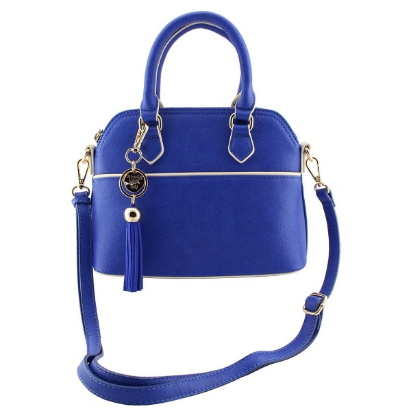 blue handbags