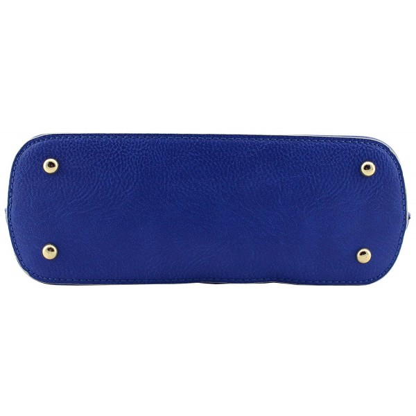Amy Joey leather handbags removable - Royal Blue - C6183CXCC8S
