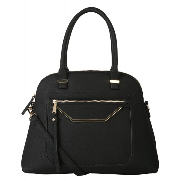 Rimen Leather Satchel Removable GS 2995 - Gs-2995 Black - CR12FNBA6TB