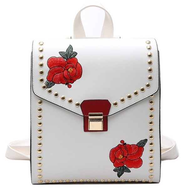 MSXUAN Fashion Embroidered Backpack Shoulder