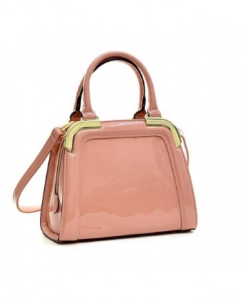 Dasein Leather Satchel Handbags Shoulder