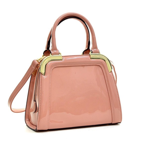 Dasein Leather Satchel Handbags Shoulder