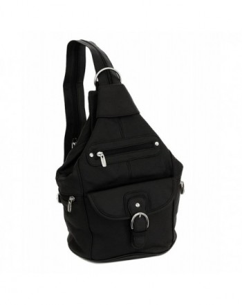 Womens Leather Convertible Backpack Shoulder