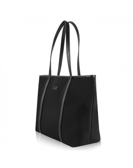 Basic Spacious Travel Tote Shoulder Bag - Oxford Nylon / 20.5-Inch ...