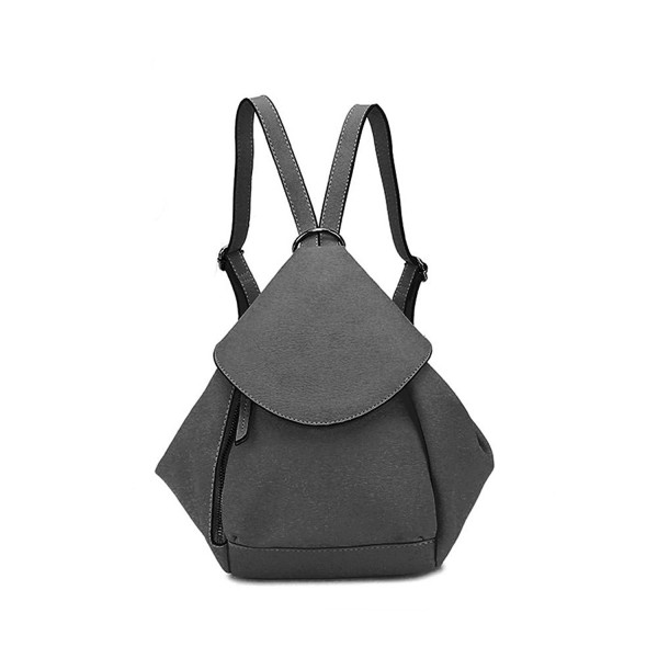 SIMPLE POCKET Leather Shoulder Backpack