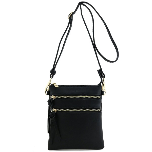 Functional Multi Pocket Crossbody BLACK