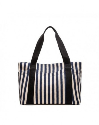 Sornean Striped Cotton Canvas Shoulder