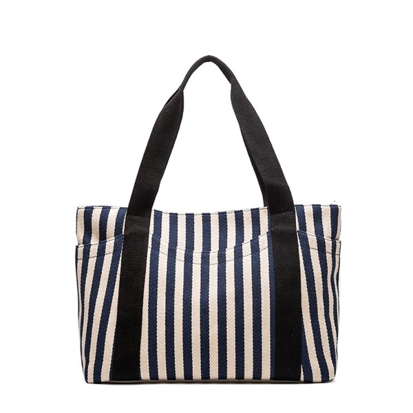 Sornean Striped Cotton Canvas Shoulder