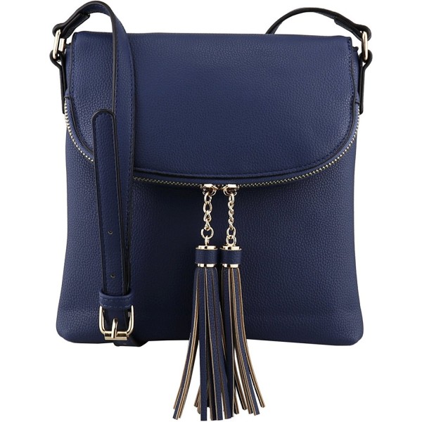 BBrentano Flap Over Crossbody Handbag Accents